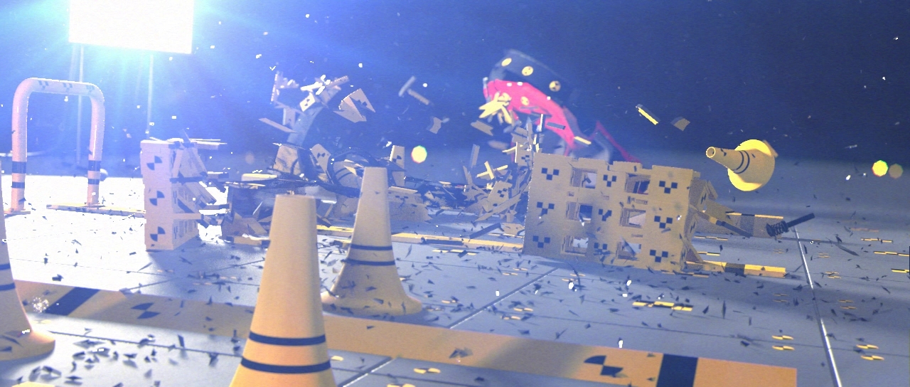 Photoreal rendering and lighting from The Crash